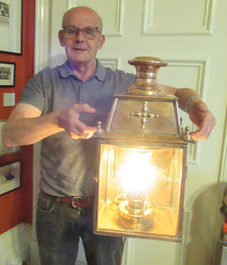 Antique 19th Century Georgian Copper Lantern