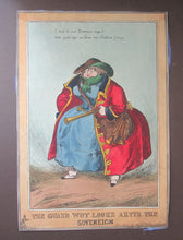 Load image into Gallery viewer, William Heath ORIGINAL 1820s Georgian Satirical Print. Lady Conyngham: The Guard Wot Looks After the Sovereign
