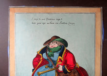 Load image into Gallery viewer, William Heath ORIGINAL 1820s Georgian Satirical Print. Lady Conyngham: The Guard Wot Looks After the Sovereign
