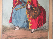 Load image into Gallery viewer, William Heath ORIGINAL 1820s Georgian Satirical Print. Lady Conyngham: The Guard Wot Looks After the Sovereign
