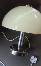 Load image into Gallery viewer, 1970s Vintage Italian Prova Table Lamp with Cream Plastic Mushroom Shade
