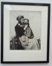 Load image into Gallery viewer, Original Pencil Signed Etching: William Lee Hankey. Mother and Child; 1920s
