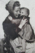 Load image into Gallery viewer, Original Pencil Signed Etching: William Lee Hankey. Mother and Child; 1920s
