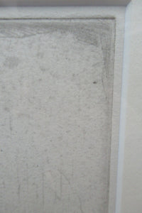 Original Pencil Signed Etching: William Lee Hankey. Mother and Child; 1920s