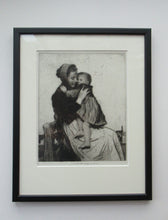 Load image into Gallery viewer, Original Pencil Signed Etching: William Lee Hankey. Mother and Child; 1920s
