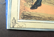 Load image into Gallery viewer, Original 1820s William Heath Satirical Print Quartette of Characters George IV, Lady Conyngham, Duke of Wellington &amp; Robert Peel
