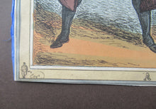 Load image into Gallery viewer, Original 1820s William Heath Satirical Print Quartette of Characters George IV, Lady Conyngham, Duke of Wellington &amp; Robert Peel

