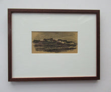 Load image into Gallery viewer, Black Chalk Landscape Study by Sir Muirhead Bone. Signed &amp; Framed
