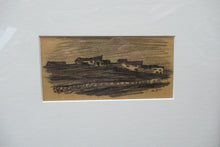 Load image into Gallery viewer, Black Chalk Landscape Study by Sir Muirhead Bone. Signed &amp; Framed
