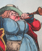Load image into Gallery viewer, Original 1820s William Heath Satirical Print Quartette of Characters George IV, Lady Conyngham, Duke of Wellington &amp; Robert Peel
