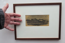 Load image into Gallery viewer, Black Chalk Landscape Study by Sir Muirhead Bone. Signed &amp; Framed
