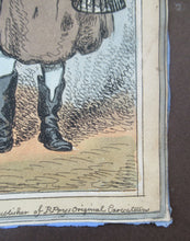 Load image into Gallery viewer, Original 1820s William Heath Satirical Print Quartette of Characters George IV, Lady Conyngham, Duke of Wellington &amp; Robert Peel
