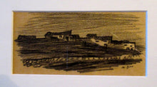 Load image into Gallery viewer, Black Chalk Landscape Study by Sir Muirhead Bone. Signed &amp; Framed
