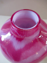 Load image into Gallery viewer, Pink Caithness Cadenza Hearts Glass Vase. Colin Terris Design 1980s
