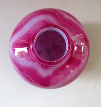 Load image into Gallery viewer, Pink Caithness Cadenza Hearts Glass Vase. Colin Terris Design 1980s
