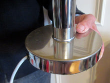 Load image into Gallery viewer, Genuine Vintage 1970s PROVA Table Lamp with Cream Mushroom Shade and Chrome Stand (B)
