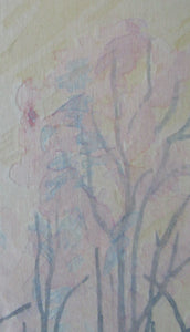1930s COLOUR WOODCUT. Concord and Cavendish Morton Entitled Spring Rhapsody