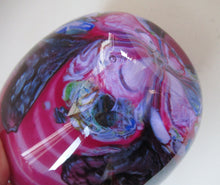 Load image into Gallery viewer, Pink Caithness Cadenza Hearts Glass Vase. Colin Terris Design 1980s
