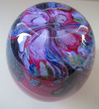 Load image into Gallery viewer, Pink Caithness Cadenza Hearts Glass Vase. Colin Terris Design 1980s
