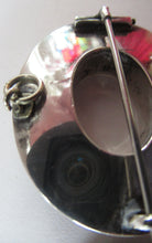 Load image into Gallery viewer, Antique Victorian Agate or Pebble Brooch Solid Silver 
