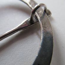 Load image into Gallery viewer, 1960s Glasgow Hallmark Silver Penannular Brooch with Citrines
