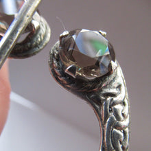 Load image into Gallery viewer, 1960s Glasgow Hallmark Silver Penannular Brooch with Citrines
