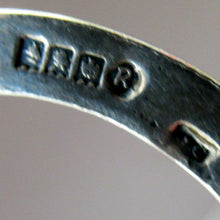 Load image into Gallery viewer, 1960s Glasgow Hallmark Silver Penannular Brooch with Citrines
