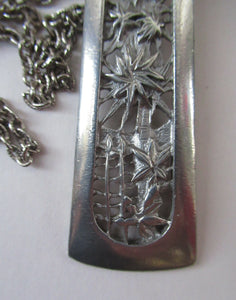 Vintage 1970s Scottish Pewter Ceard Necklace Inverewe