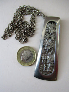 Vintage 1970s Scottish Pewter Ceard Necklace Inverewe