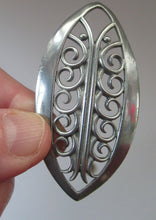 Load image into Gallery viewer, Vintage 1970s Scottish CEARD Pewter Brooch. Entitled MOOR FERN
