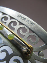 Load image into Gallery viewer, Vintage 1970s Scottish CEARD Pewter Brooch. Entitled MOOR FERN
