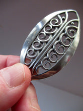 Load image into Gallery viewer, Vintage 1970s Scottish CEARD Pewter Brooch. Entitled MOOR FERN
