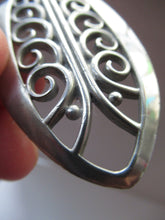 Load image into Gallery viewer, Vintage 1970s Scottish CEARD Pewter Brooch. Entitled MOOR FERN
