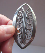 Load image into Gallery viewer, Vintage 1970s Scottish CEARD Pewter Brooch. Entitled MOOR FERN
