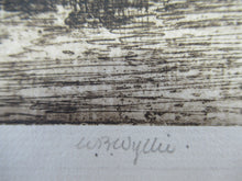 Load image into Gallery viewer, Original Etching from the Tower Bridge Looking to the South Bank, London by Wyllie
