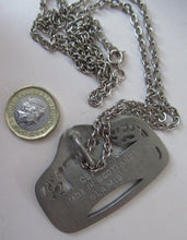 Load image into Gallery viewer, Vintage 1970s Scottish CEARD Pewter Pendant &amp; Long Chain. Entitled GLAMIS
