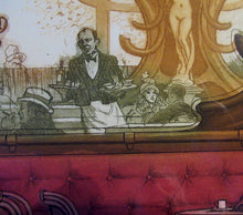 Load image into Gallery viewer, Frank Martin 1980s Colour Etching The Brasseries Hoffman by Frank Martin
