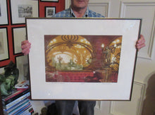 Load image into Gallery viewer, Frank Martin 1980s Colour Etching The Brasseries Hoffman by Frank Martin
