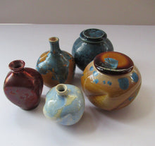 Load image into Gallery viewer, Julie Brooke Crystalline Glaze Miniature Bottle Vase
