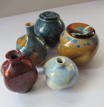 Load image into Gallery viewer, Julie Brooke Crystalline Glaze Miniature Bottle Vase
