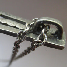 Load image into Gallery viewer, Vintage 1970s Scottish CEARD Pewter Pendant &amp; Long Chain. Entitled GRASSES
