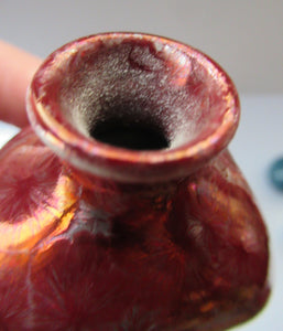 Julie Brooke Crystalline Glaze Miniature Bottle Vase