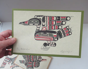 1970s Limited Edition Pencil Signed Canada First Nations Art Cards