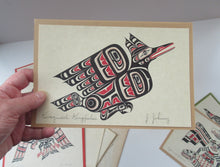 Load image into Gallery viewer, 1970s Limited Edition Pencil Signed Canada First Nations Art Cards
