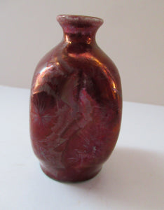 Julie Brooke Crystalline Glaze Miniature Bottle Vase