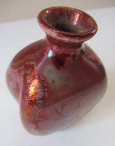 Julie Brooke Crystalline Glaze Miniature Bottle Vase