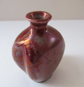 Julie Brooke Crystalline Glaze Miniature Bottle Vase