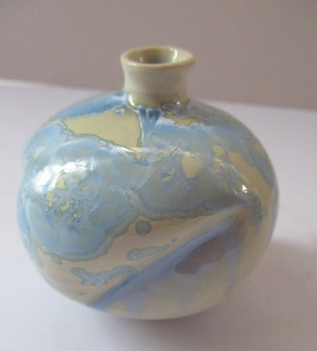 Julie Brooke Crystalline Glaze Miniature Bottle Vase