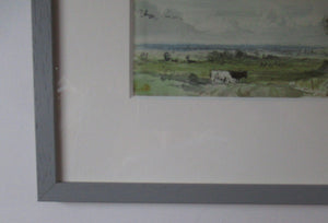 David Octavius Hill View from Craigmillar Case Watercolour Painting