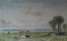 Load image into Gallery viewer, David Octavius Hill View from Craigmillar Case Watercolour Painting
